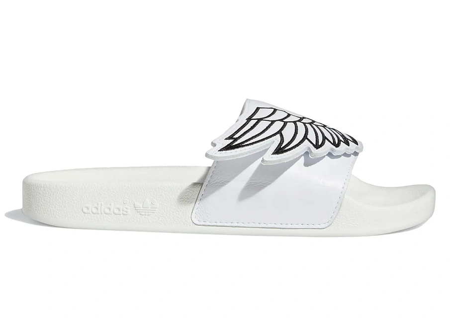 Фото № 1 с приближением к товару «‎adidas Adilette Slides Jeremy Scott Wings White»