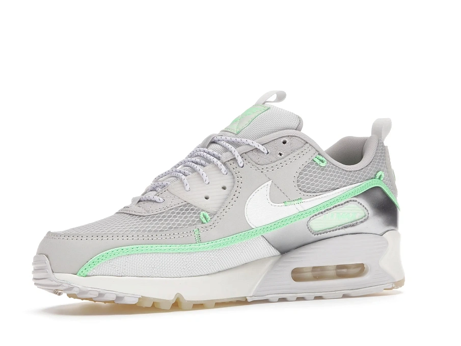 Фото № 4 с приближением к товару «‎Nike Air Max 90 Sail Neon Green»