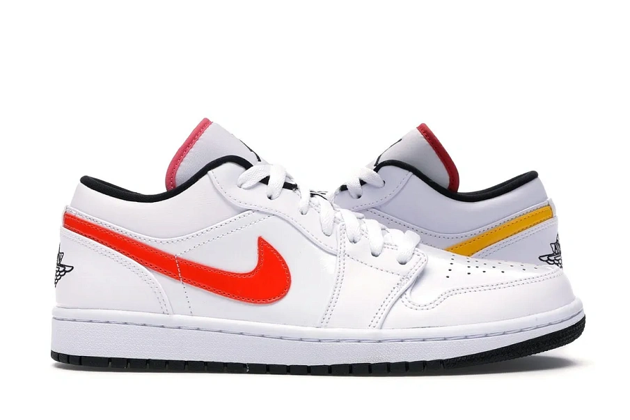 Фото № 1 с приближением к товару «‎Jordan 1 Low White Multi-Color»