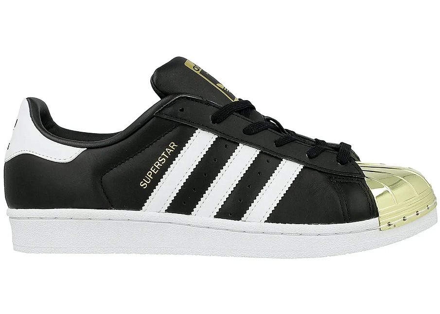Фото № 1 с приближением к товару «‎adidas Superstar Metal Toe Core Black Gold Toe »