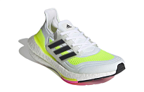 Фото № 3 с приближением к товару «‎adidas Ultraboost 21 J WhiteYellow»