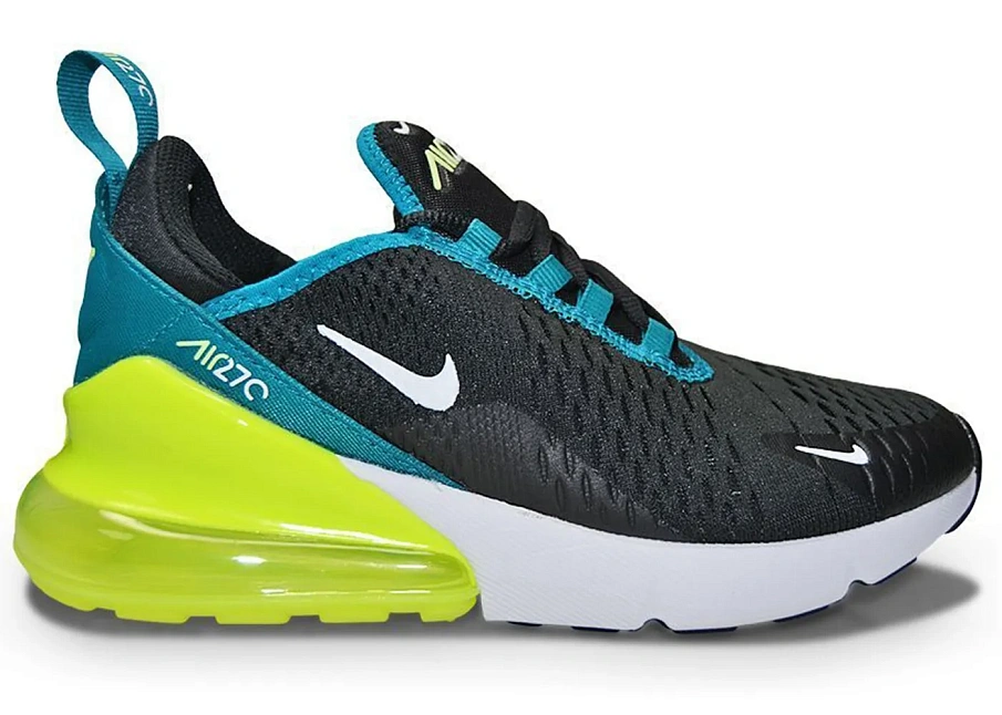 Фото № 1 с приближением к товару «‎Nike Air Max 270 Black Bright Spruce Barely Volt »
