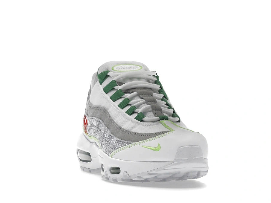 Фото № 2 с приближением к товару «‎Nike Air Max 95 Recycled White Classic Green»