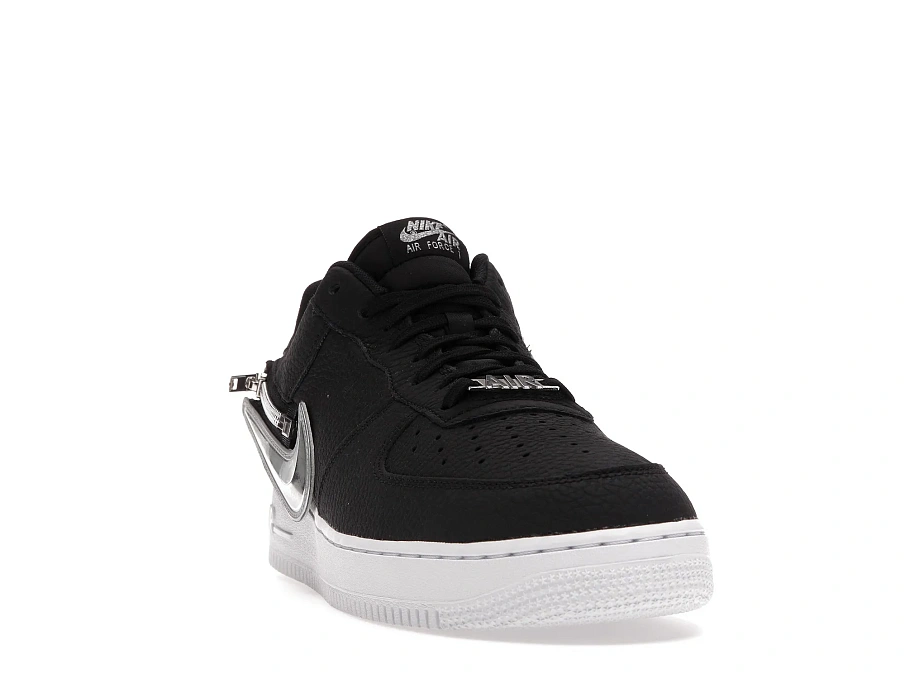 Фото № 4 с приближением к товару «‎Nike Air Force 1 Low Zip Swoosh Black»