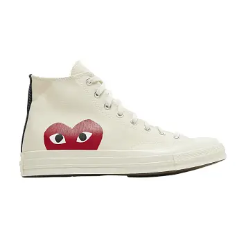 Comme des Garçons Play x Converse Chuck 70 High Milk - 1