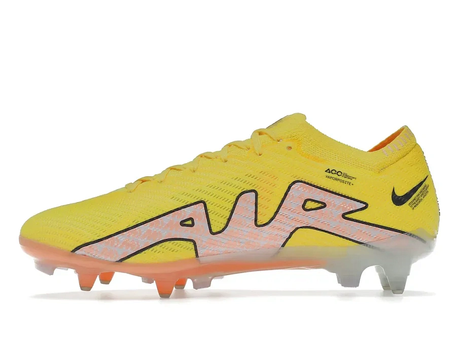 Фото № 3 с приближением к товару «‎Nike Zoom Mercurial Vapor 15 Elite SG-Pro Anti-Clog Traction Yellow Strike Sunset Glow»