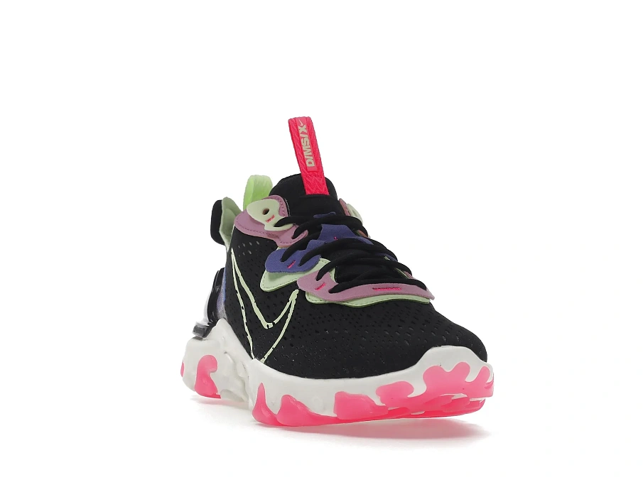 Фото № 3 с приближением к товару «‎Nike React Vision Black Beyond Pink Volt »