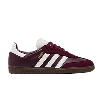 Фото № 1 с приближением к товару «‎adidas Women's Samba OG Maroon Off White Gum»