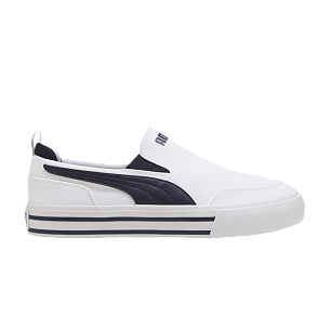 Puma Court Classic Vulc Slip On White New Navy (400216-01)