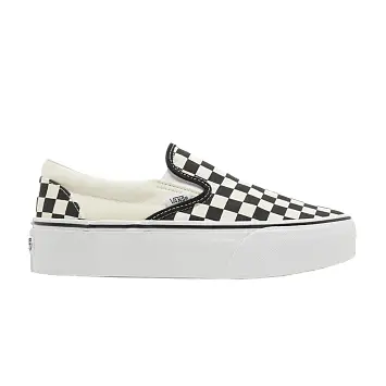 Vans Classic Slip-On Stackform Checkerboard - Black White - 1