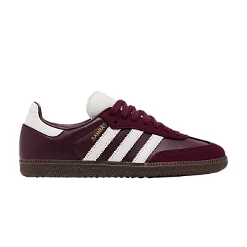 adidas Women's Samba OG Maroon Off White Gum - 1