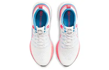 Nike React Infinity Run Fk 2 Running Shoes WhitePinkBlue - 4
