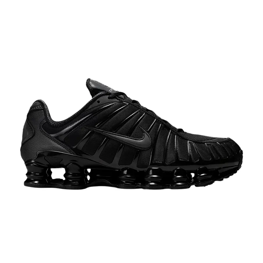 Фото № 1 с приближением к товару «‎Nike Shox TL Black/Metallic Silver/Light Lemon Twist/Multi-Color (IQ0167-001)»