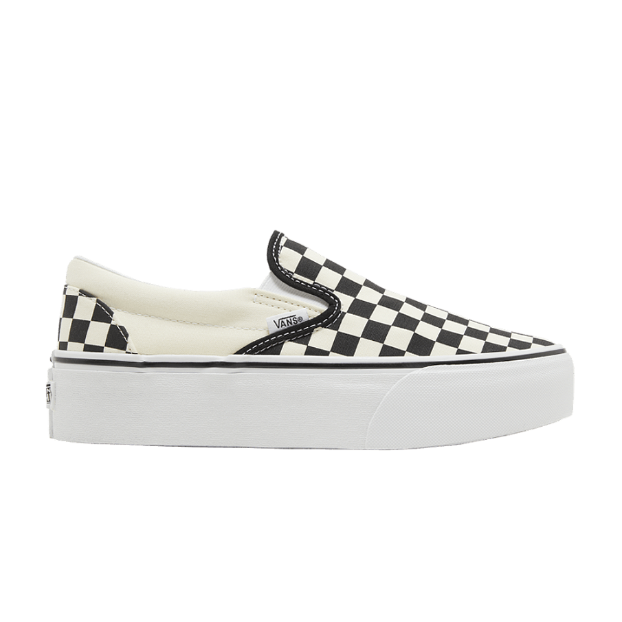 Фото № 1 с приближением к товару «‎Vans Classic Slip-On Stackform Checkerboard - Black White»