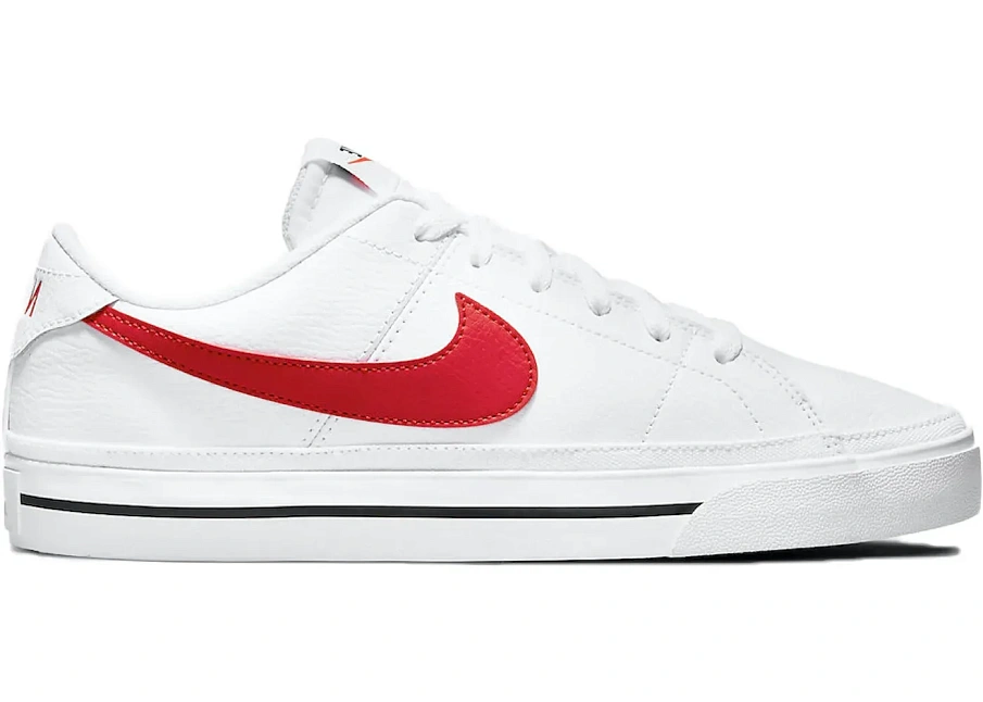 Фото № 1 с приближением к товару «‎Nike Court Legacy White University Red»