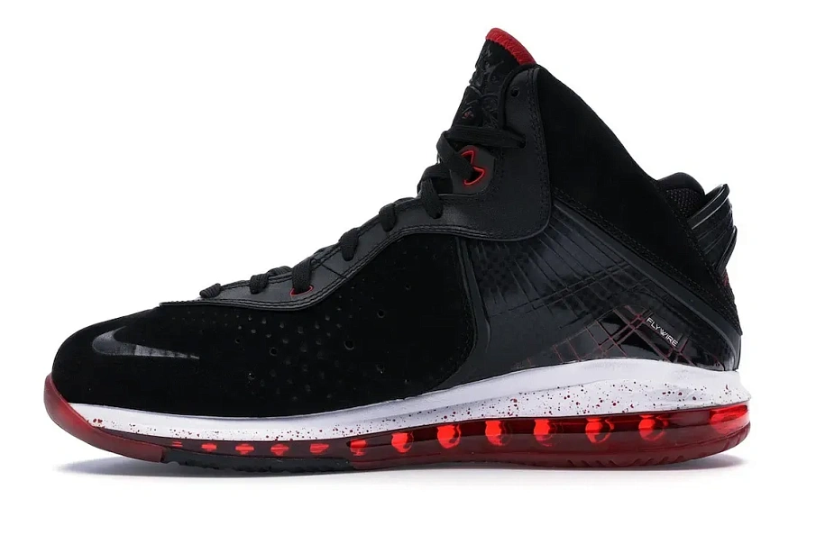 Фото № 3 с приближением к товару «‎Nike LeBron 8 Black/White/Red»