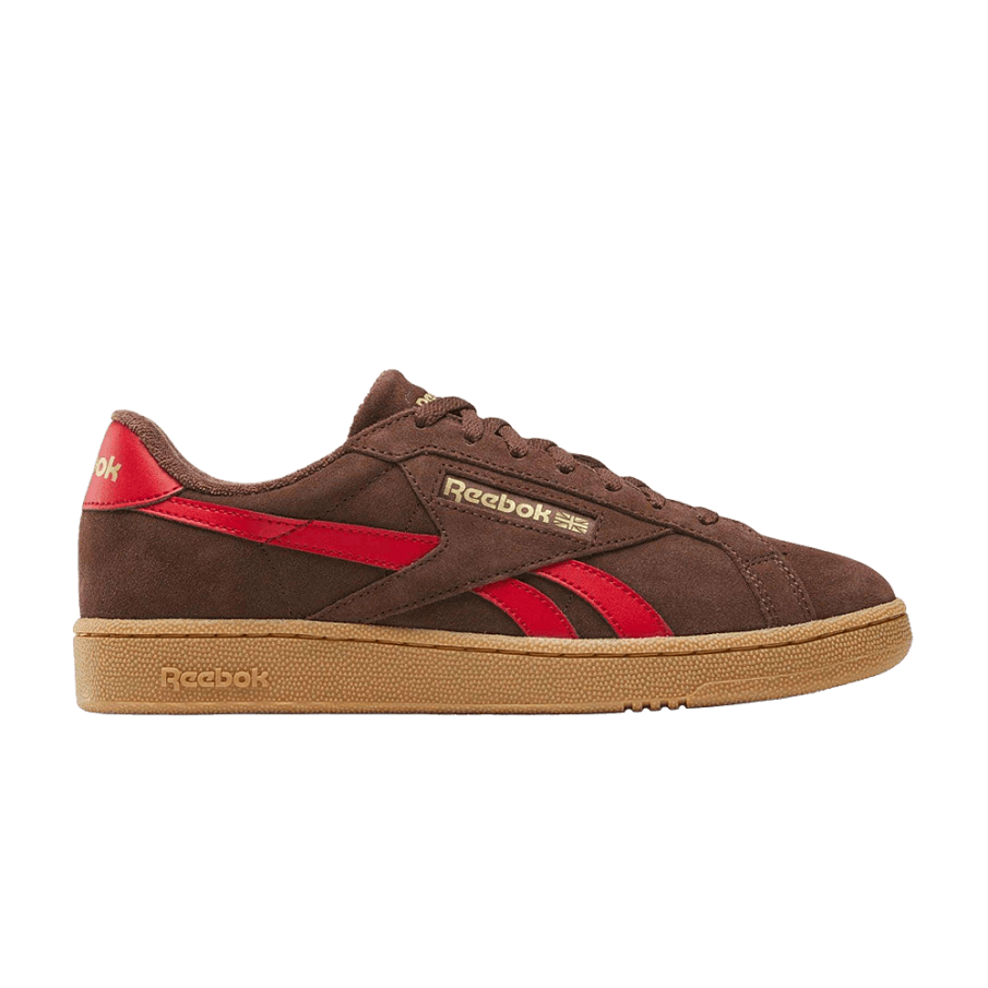Фото № 1 с приближением к товару «‎Reebok Club C Grounds Campus Brown/Vector Red/Gum»