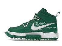 Фото № 5 с приближением к товару «‎Nike Air Force 1 Mid Off-White Pine Green»