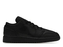 Фото № 1 с приближением к товару «‎Jordan 1 Low Tumbled Leather Black »