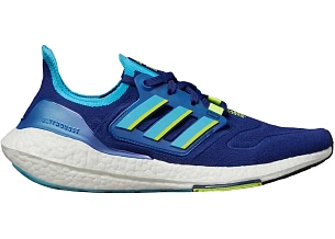 adidas Ultra Boost 22 Legacy Indigo Sky Solar Yellow