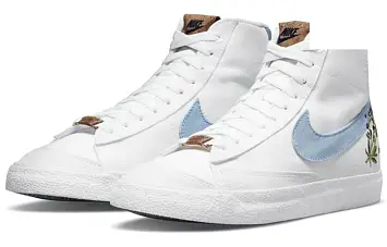 Nike Blazer Mid'77 Running Shoes Indigo - 4