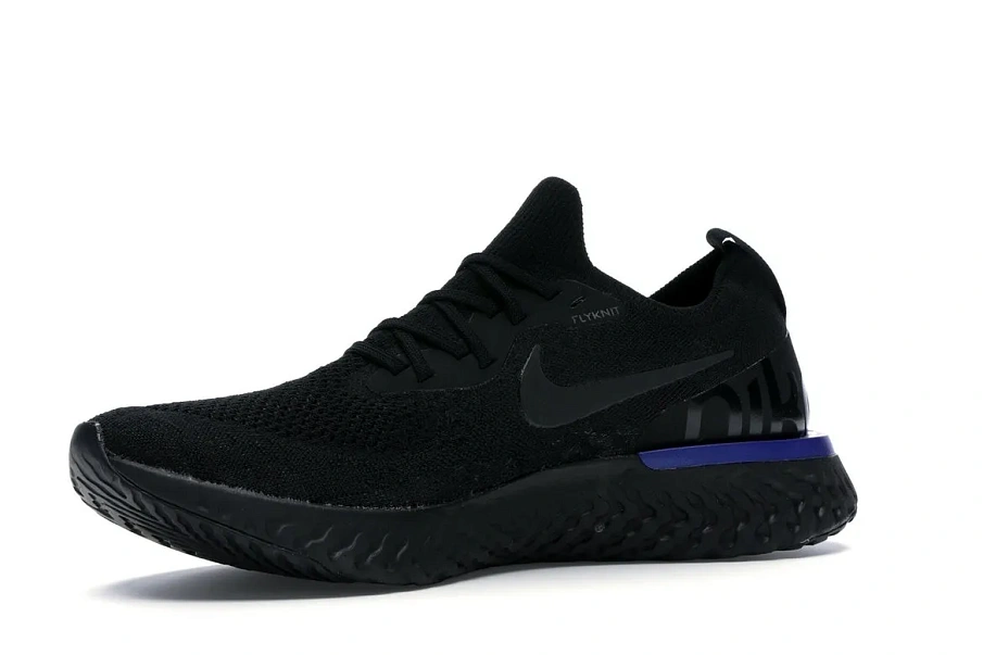 Фото № 3 с приближением к товару «‎Nike Epic React Flyknit Black Racer Blue»