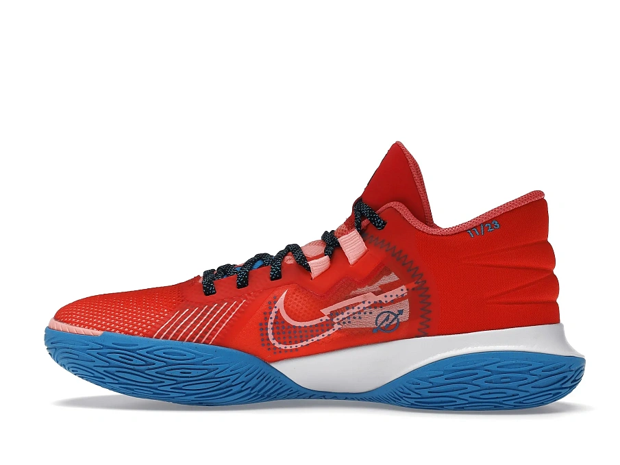 Фото № 5 с приближением к товару «‎Nike Kyrie Flytrap V Habanero Red Blue Hero»