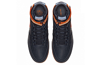 Фото № 4 с приближением к товару «‎Nike Air Force 1 High NYC "Obsidian Orange" BlackOrange»