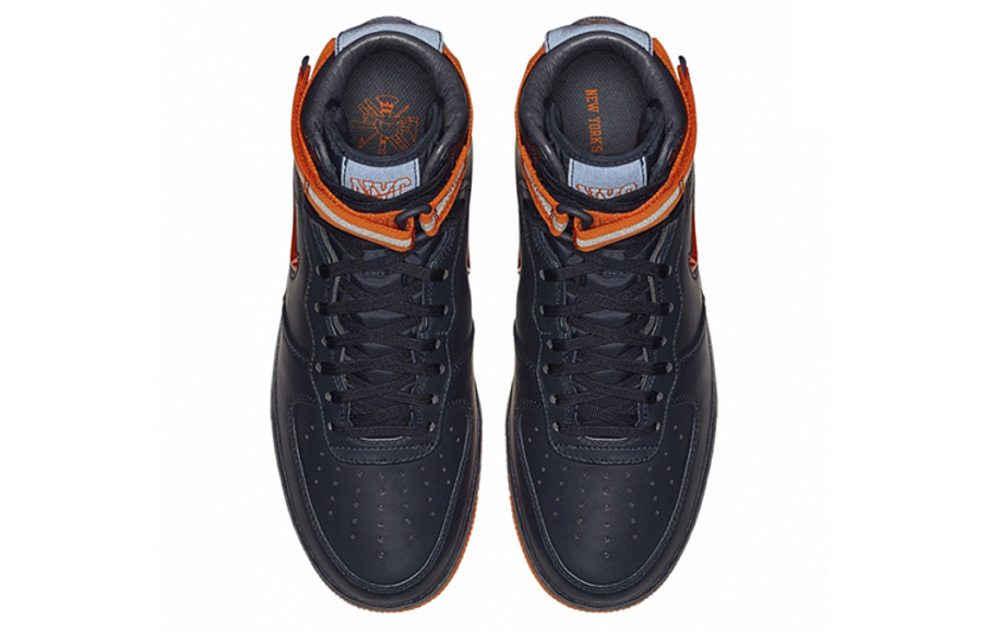 Фото № 4 с приближением к товару «‎Nike Air Force 1 High NYC "Obsidian Orange" BlackOrange»