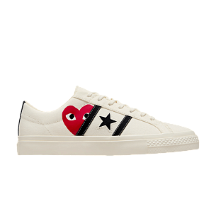 Comme des Garçons PLAY x Converse One Star Academy Pro Milk Black (A09878C)