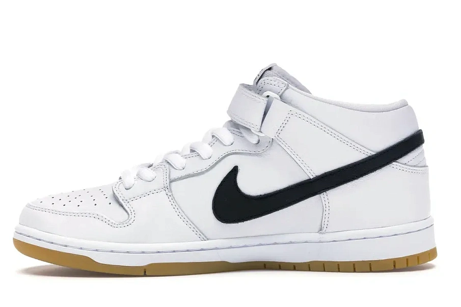Фото № 3 с приближением к товару «‎Nike SB Dunk Mid Orange Label White»