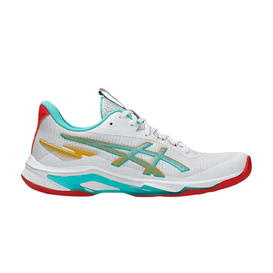 Фото № 1 с приближением к товару «‎ASICS Women's Netburner Ballistic FF 4 White Sea Glass (1052A090-960)»