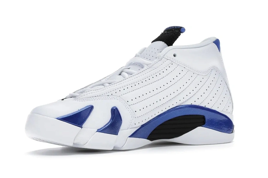 Фото № 3 с приближением к товару «‎Jordan 14 Retro White Hyper Royal »