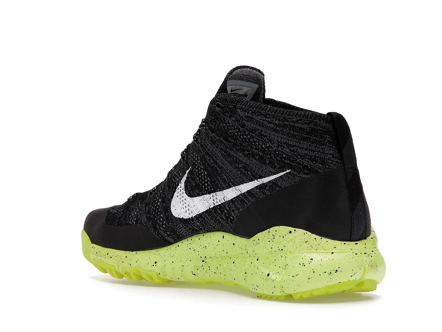 Фото № 6 с приближением к товару «‎Nike Flyknit Trainer Chukka Fsb Black White Volt»