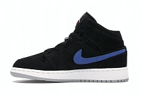 Фото № 3 с приближением к товару «‎Jordan 1 Mid Multi-Color Swoosh Black »
