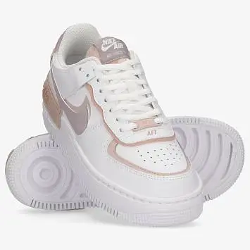 Nike Wmns Air Force 1 Shadow " Amethyst Ash " Sneakers WhitePinkPurple - 3
