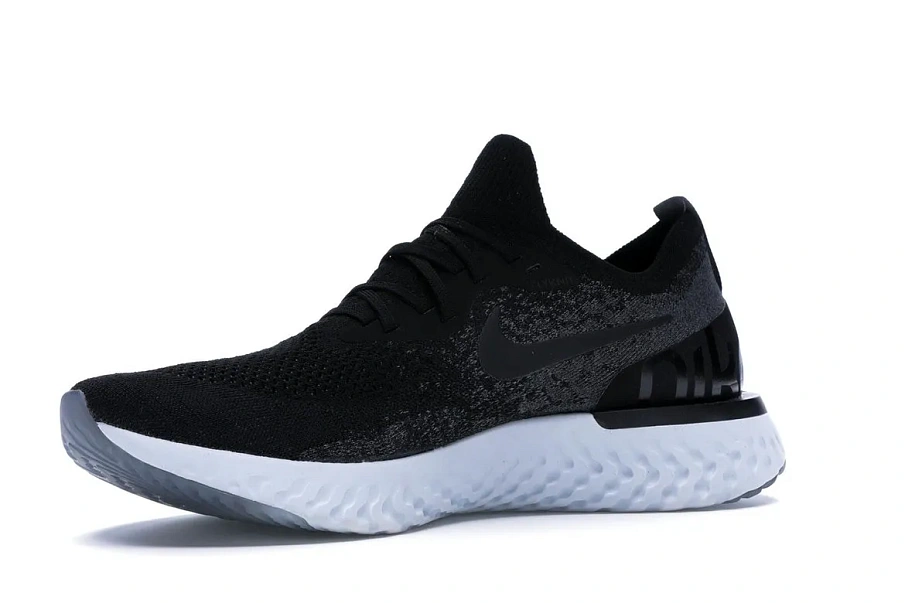 Фото № 3 с приближением к товару «‎Nike Epic React Flyknit Black Dark Grey»
