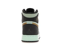 Фото № 4 с приближением к товару «‎Jordan 1 Retro High Mint Foam Anthracite Metallic Gold »