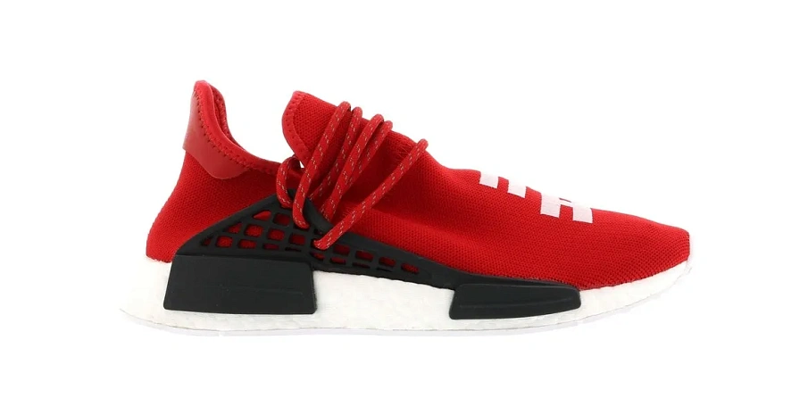 Фото № 1 с приближением к товару «‎adidas NMD HU Pharrell Human Race Scarlet»