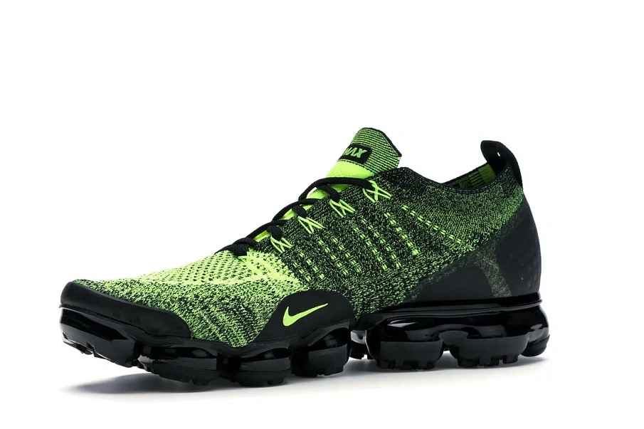 Фото № 3 с приближением к товару «‎Nike Air VaporMax Flyknit 2 Volt Black»