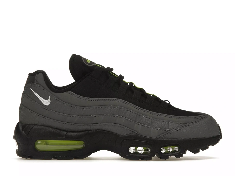 Фото № 1 с приближением к товару «‎Nike Air Max 95 Grey Black Volt»