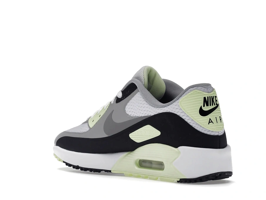 Фото № 6 с приближением к товару «‎Nike Air Max 90 Golf White Particle Grey Barely Volt»