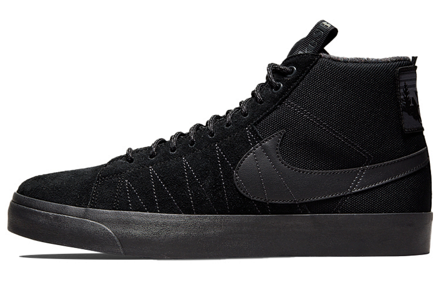 Фото № 1 с приближением к товару «‎Nike SB Zoom Blazer Mid PRM Sneakers Black»