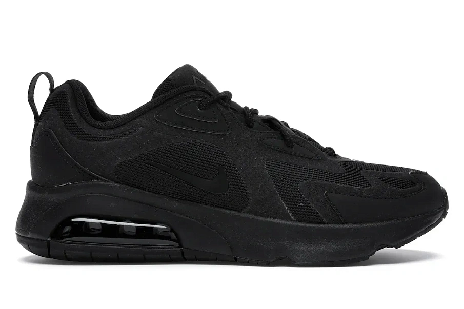 Фото № 1 с приближением к товару «‎Nike Air Max 200 Triple Black »