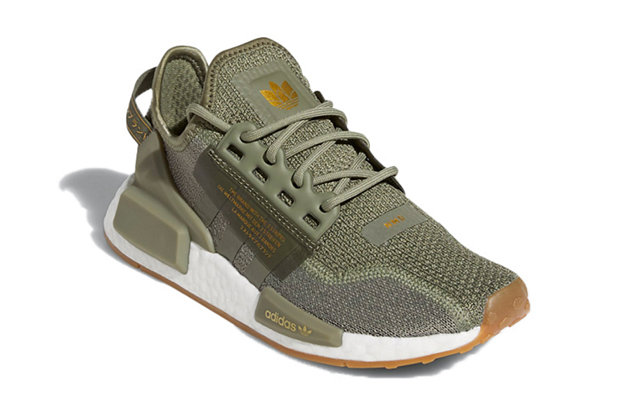 Фото № 3 с приближением к товару «‎adidas originals NMD R1 V2 J GreenWhite»