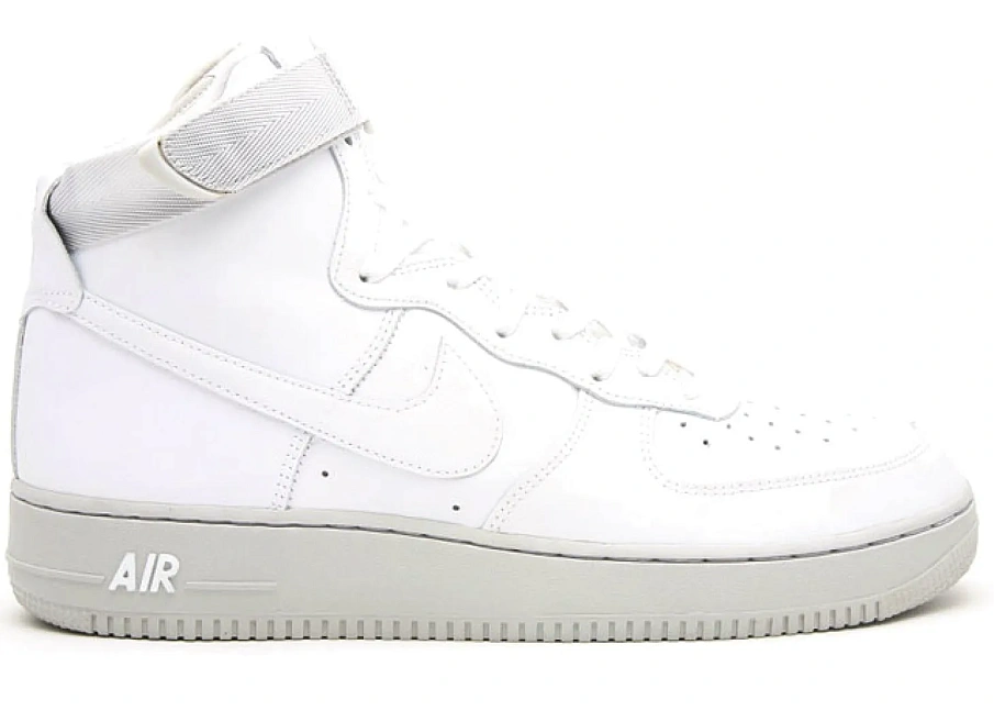 Фото № 1 с приближением к товару «‎Nike Air Force 1 High White Neutral Grey»