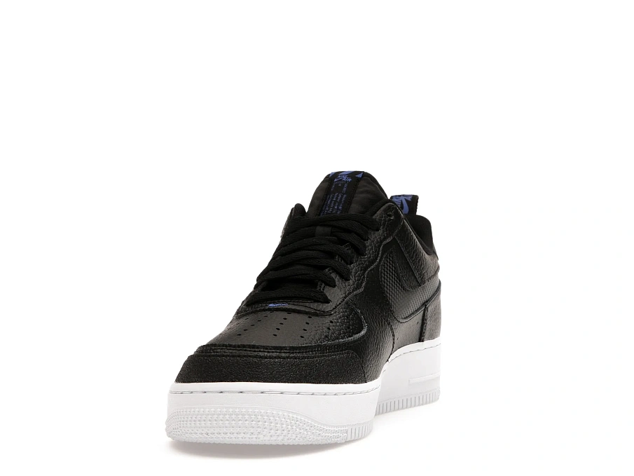 Фото № 3 с приближением к товару «‎Nike Air Force 1 Low Cut Out Reflective Swoosh Black Blue»