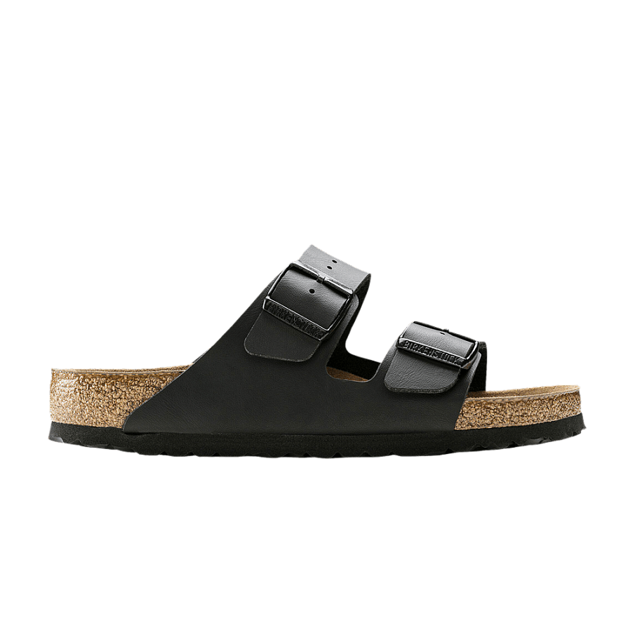 Фото № 1 с приближением к товару «‎Birkenstock Arizona Soft Footbed Birko-Flor Narrow Black»