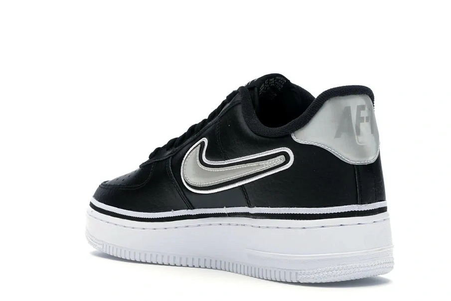 Фото № 6 с приближением к товару «‎Nike Air Force 1 Low Sport NBA Black White»