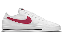 Фото № 2 с приближением к товару «‎Nike Wmns Court Legacy Canvas Low-Top Sneakers WhitePink»